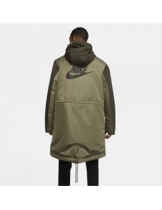 Nike Sportswear Therma-Fit Ανδρικό Χειμωνιάτικο Μπουφάν Παρκά Αδιάβροχο Πράσινο DD6775-355 2