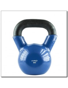 Kettlebell iron covered with vinyl HMS KNV08 BLUE