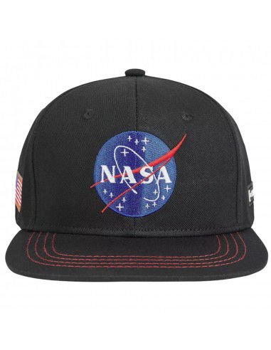 Capslab Mission Nasa Ανδρικό Jockey με Ίσιο Γείσο Μαύρο CL/NASA/1/US2 Capslab Mission Nasa Ανδρικό Jockey με Ίσιο Γείσο Μαύρο CL/NASA/1/US2