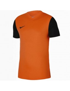 Nike Tiempo Premier II Αθλητικό Ανδρικό T-shirt Πορτοκαλί Μονόχρωμο DH8035-819 2