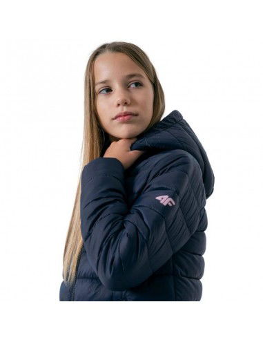 4F Παιδικό Καπιτονέ Μπουφάν Κοντό με Κουκούλα Navy Μπλε HJZ22-JKUDP001-31S 4F Παιδικό Καπιτονέ Μπουφάν Κοντό με Κουκούλα Navy Μπλε HJZ22-JKUDP001-31S