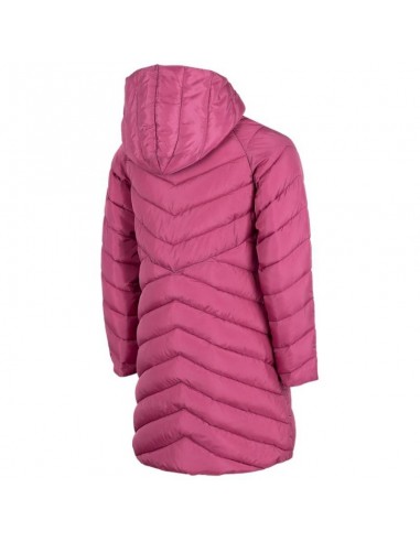 4F Αδιάβροχο Παιδικό Αθλητικό Μπουφάν Μακρύ με Κουκούλα Ροζ HJZ22-JKUDP003-53S 4F Αδιάβροχο Παιδικό Αθλητικό Μπουφάν Μακρύ με Κουκούλα Ροζ HJZ22-JKUDP003-53S