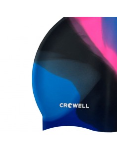 Crowell KOL.17 Σκουφάκι Κολύμβησης Ενηλίκων από Σιλικόνη Πολύχρωμο 2