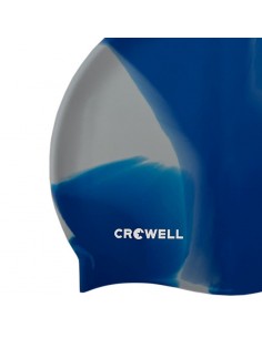 Crowell KOL.19 Σκουφάκι Κολύμβησης Ενηλίκων από Σιλικόνη Μπλε 2