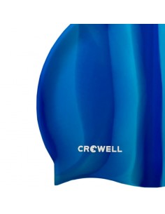 Crowell KOL.13 Σκουφάκι Κολύμβησης Ενηλίκων από Σιλικόνη Μπλε 2