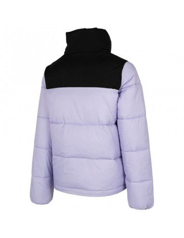 4F Κοντό Γυναικείο Puffer Μπουφάν για Χειμώνα Μωβ H4Z22-KUDP014-51S 4F Κοντό Γυναικείο Puffer Μπουφάν για Χειμώνα Μωβ H4Z22-KUDP014-51S