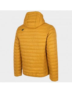 4F Ανδρικό Χειμωνιάτικο Μπουφάν Puffer Κίτρινο H4Z22-KUMP004-71S 2