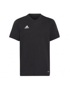 Adidas Entrada 22 Jr Παιδικό T-shirt Μαύρο HC0443