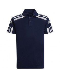 Adidas Παιδικό Καλοκαιρινό Polo Κοντομάνικο Navy Μπλε Squadra HC6274