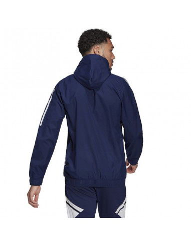 Adidas Condivo 22 All Weather Ανδρικό Μπουφάν Navy Μπλε HA6266 Adidas Condivo 22 All Weather Ανδρικό Μπουφάν Navy Μπλε HA6266
