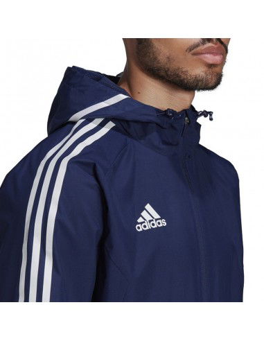 Adidas Condivo 22 All Weather Ανδρικό Μπουφάν Navy Μπλε HA6266 Adidas Condivo 22 All Weather Ανδρικό Μπουφάν Navy Μπλε HA6266