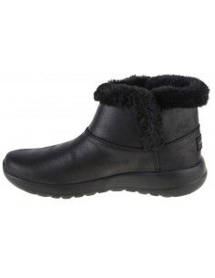 Skechers Γυναικεία Μποτάκια με Γούνα σε Μαύρο Χρώμα 144013-BBK 2