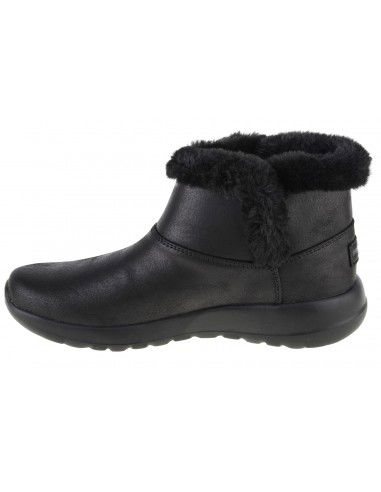 Skechers Γυναικεία Μποτάκια με Γούνα σε Μαύρο Χρώμα 144013-BBK Skechers Γυναικεία Μποτάκια με Γούνα σε Μαύρο Χρώμα 144013-BBK
