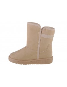 Big Star Suede Γυναικείες Μπότες Χιονιού Μπεζ KK274617 2