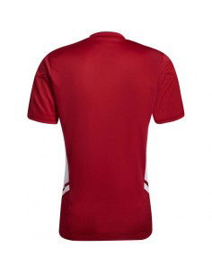 Adidas Condivo 22 Αθλητικό Ανδρικό T-shirt Κόκκινο με Λογότυπο HA6286 2