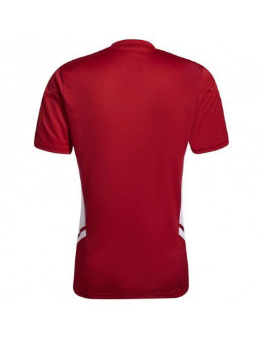 Adidas Condivo 22 Αθλητικό Ανδρικό T-shirt Κόκκινο με Λογότυπο HA6286 Adidas Condivo 22 Αθλητικό Ανδρικό T-shirt Κόκκινο με Λογότυπο HA6286