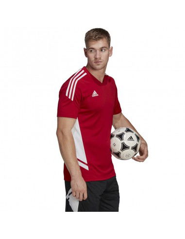 Adidas Condivo 22 Αθλητικό Ανδρικό T-shirt Κόκκινο με Λογότυπο HA6286 Adidas Condivo 22 Αθλητικό Ανδρικό T-shirt Κόκκινο με Λογότυπο HA6286