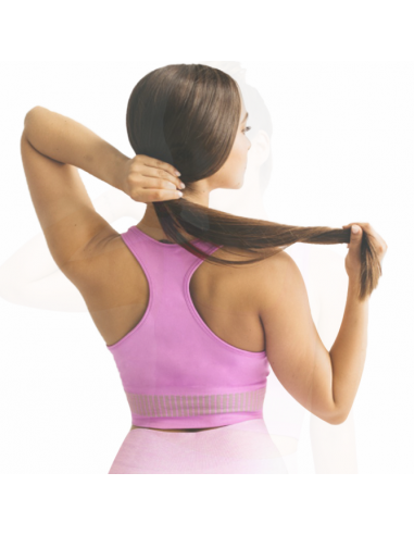 GymHero Μπουστάκι με ρίγες BRA-MAUVE GymHero Μπουστάκι με ρίγες BRA-MAUVE