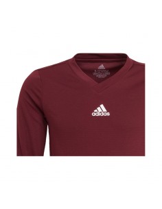 Adidas Παιδική Χειμερινή Μπλούζα Μακρυμάνικη Μπορντό Team Base GN7510 2