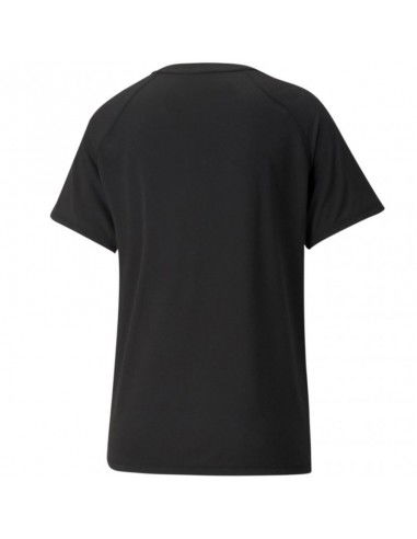 Puma Evostripe Γυναικείο Αθλητικό T-shirt Μαύρο 589143-01 Puma Evostripe Γυναικείο Αθλητικό T-shirt Μαύρο 589143-01