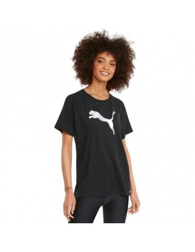 Puma Evostripe Γυναικείο Αθλητικό T-shirt Μαύρο 589143-01 Puma Evostripe Γυναικείο Αθλητικό T-shirt Μαύρο 589143-01