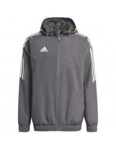 Adidas Condivo 20 Allweather Ανδρικό Χειμωνιάτικο Μπουφάν Γκρι HD2293
