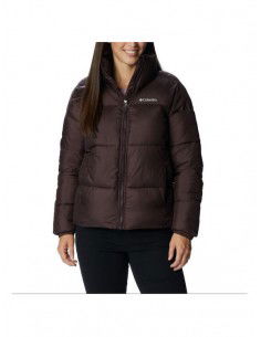 Columbia Puffect Κοντό Γυναικείο Puffer Μπουφάν για Χειμώνα Μπορντό 1864781-203