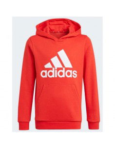 Adidas Παιδικό Φούτερ με Κουκούλα και Τσέπες Κόκκινο Essentials GN4037