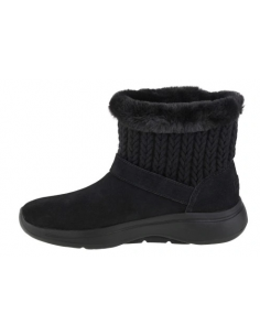 Skechers Γυναικεία Μποτάκια Αστραγάλου με Γούνα Μαύρα 144422-BBK 2