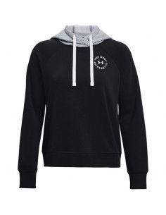 Under Armour Γυναικείο Φούτερ με Κουκούλα Μαύρο 1373031-001 2