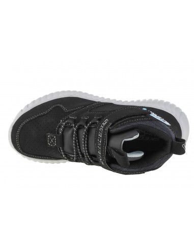 Skechers Elite Flex-Hydrox Παιδικά Μποτάκια με Σκρατς & Κορδόνια Μαύρα 97895L-BLK Skechers Elite Flex-Hydrox Παιδικά Μποτάκια με Σκρατς & Κορδόνια Μαύρα 97895L-BLK