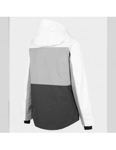 4F H4Z22-KUDN005-10S Γυναικείο Μπουφάν για Σκι & Snowboard Πολύχρωμο 2