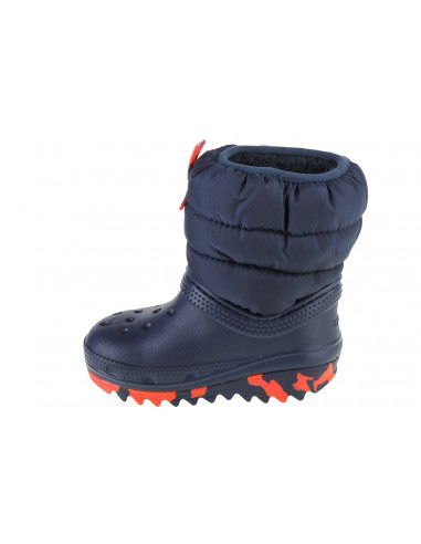 Crocs Παιδικές Γαλότσες με Εσωτερική Επένδυση Puff Μπλε 207683-410 Crocs Παιδικές Γαλότσες με Εσωτερική Επένδυση Puff Μπλε 207683-410