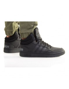 Adidas Hoops 3.0 Ανδρικά Μποτάκια Core Black / Grey Six GV6683