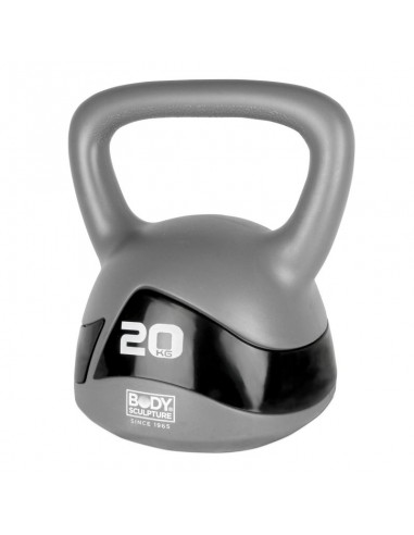 Body Sculpture BW-117 Kettlebell από PVC 20kg Γκρι Body Sculpture BW-117 Kettlebell από PVC 20kg Γκρι