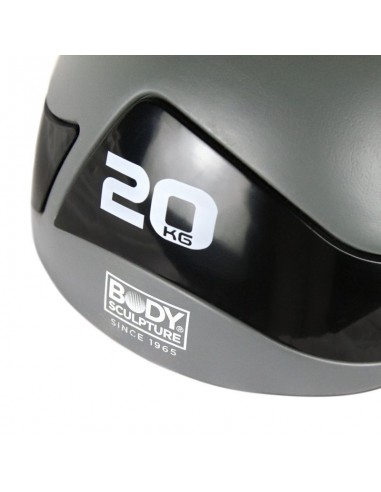 Body Sculpture BW-117 Kettlebell από PVC 20kg Γκρι Body Sculpture BW-117 Kettlebell από PVC 20kg Γκρι
