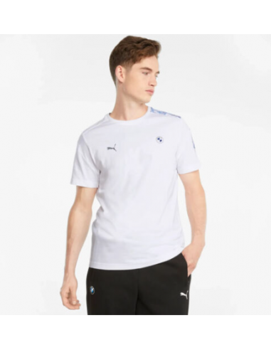 Puma Ανδρικό T-shirt Λευκό με Στάμπα 531183-02 Puma Ανδρικό T-shirt Λευκό με Στάμπα 531183-02