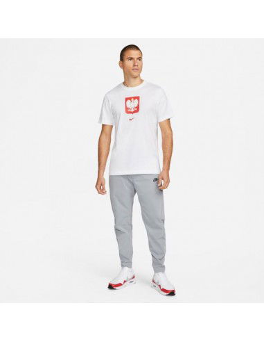 Nike Poland Crest Ανδρικό T-shirt Λευκό με Στάμπα DH7604-100 Nike Poland Crest Ανδρικό T-shirt Λευκό με Στάμπα DH7604-100