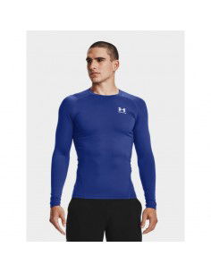 Under Armour HeatGear Armour 1361524-400 Ανδρική Ισοθερμική Μακρυμάνικη Μπλούζα Compression Μπλε
