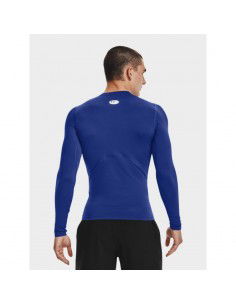 Under Armour HeatGear Armour 1361524-400 Ανδρική Ισοθερμική Μακρυμάνικη Μπλούζα Compression Μπλε 2