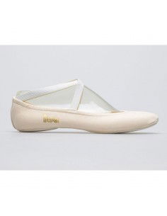 Gymnastic ballet shoes IWA 302 cream