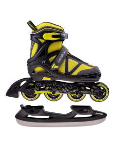 Coolslide 92800438987 Inline Αυξομειούμενα Rollers Κίτρινα Ενηλίκων
