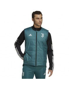 Adidas Juventus Condivo 22 Αμάνικο Ανδρικό Μπουφάν Puffer Tech Green / Black HG1135