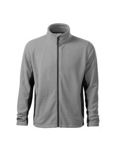 Malfini Ανδρική Διαφημιστική Ζακέτα Κοντομάνικη σε Γκρι Χρώμα MLI-52724