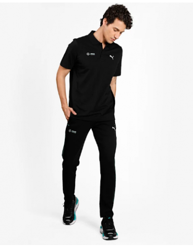 Puma Mercedes F1 Essentials Ανδρικό T-shirt Polo Μαύρο 599622-01 Puma Mercedes F1 Essentials Ανδρικό T-shirt Polo Μαύρο 599622-01