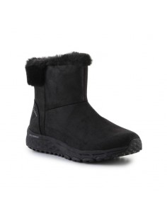 Skechers Cozy Γυναικείες Μπότες με Γούνα Μαύρες 167413-BBK