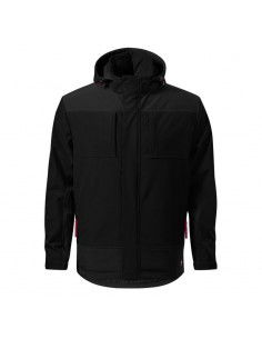 Rimeck Vertex Ανδρικό Χειμωνιάτικο Μπουφάν Softshell Αδιάβροχο και Αντιανεμικό Μαύρο MLI-W5501 2