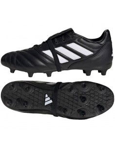 Adidas Παιδικά Ποδοσφαιρικά Παπούτσια Copa Gloro με Τάπες Χωρίς Κορδόνια Core Black / Cloud White GY9045