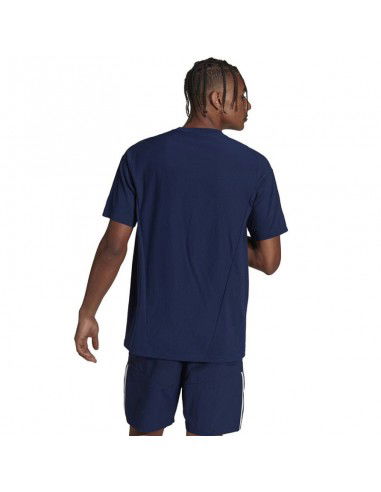 Adidas Ανδρικό T-shirt Navy Μπλε Μονόχρωμο HK8035 Adidas Ανδρικό T-shirt Navy Μπλε Μονόχρωμο HK8035