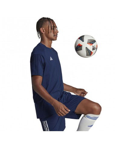 Adidas Ανδρικό T-shirt Navy Μπλε Μονόχρωμο HK8035 Adidas Ανδρικό T-shirt Navy Μπλε Μονόχρωμο HK8035